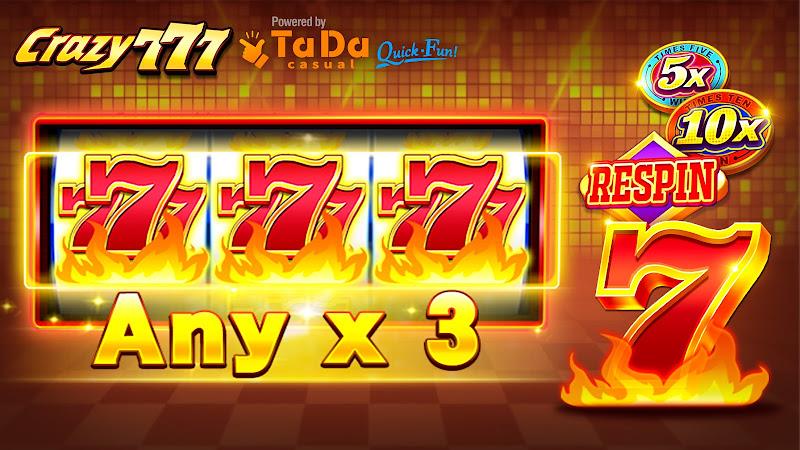 Crazy 777 Slot-TaDa Games Скриншот 0