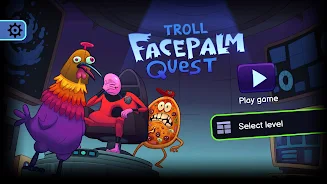 Troll Facepalm Quest Скриншот 0