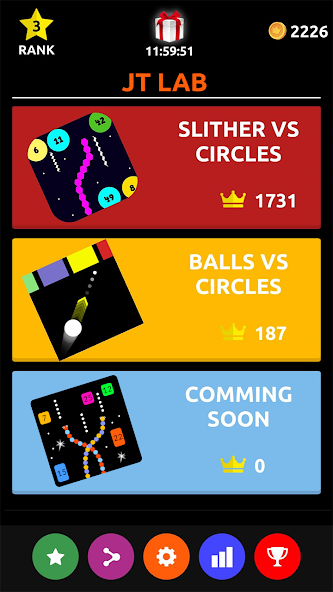 Slither vs Circles: All in One Mod स्क्रीनशॉट 0