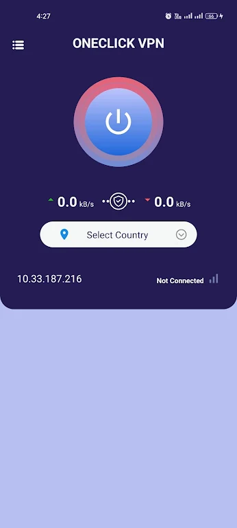 OneClick VPN - Turbo VPN App ဖန်သားပြင်ဓာတ်ပုံ 0