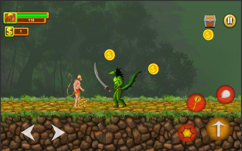 Hanuman Adventure Indian game スクリーンショット 0
