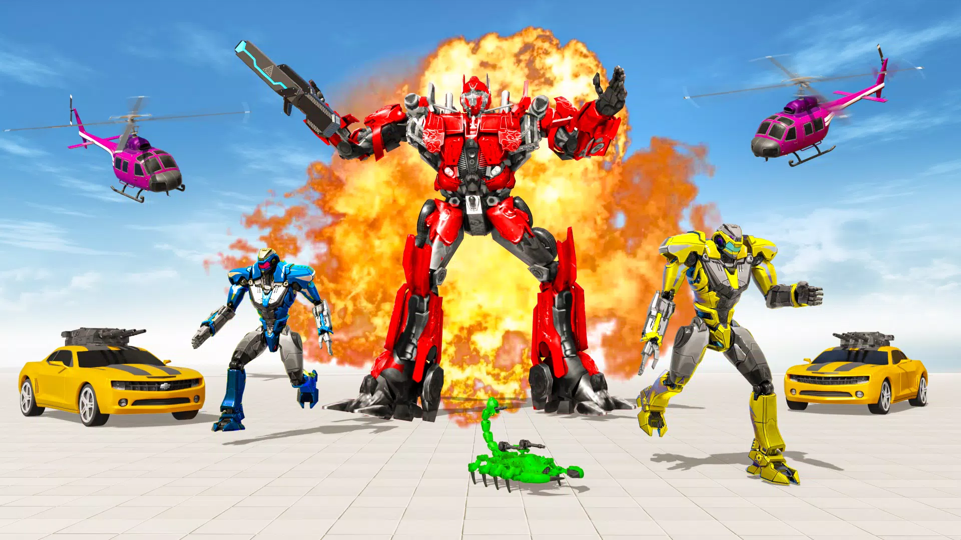 Jet Robot Car Transform 3D 스크린샷 1