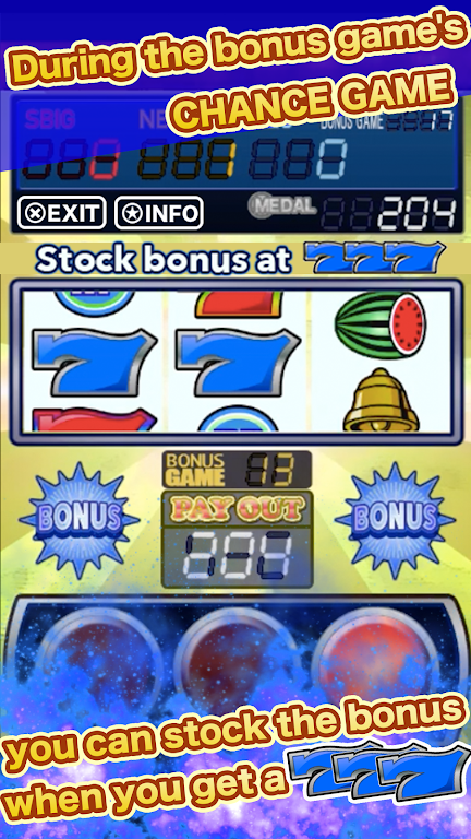 Slots【1G combo】Japanese Free Pachi-Slot game Ekran Görüntüsü 0