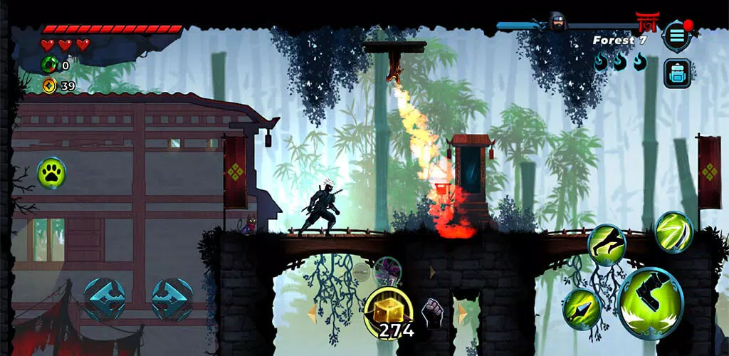 Ninja War: Shadow Adventures Скриншот 1