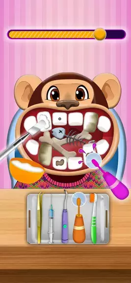 Hippo’s Doctor : Dentist Games Ekran Görüntüsü 1