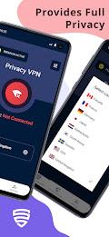 Privacy VPN - No Log VPN Proxy Schermafbeelding 1