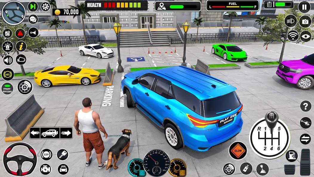 Parking Car Driving School Sim Mod スクリーンショット 0