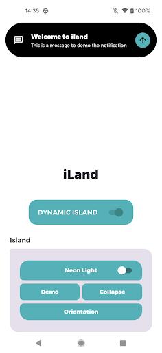 Dynamic notch iOS 16 - iLand Ekran Görüntüsü 1