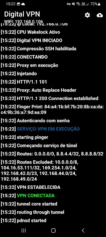 DigitalVPN Captura de tela 0