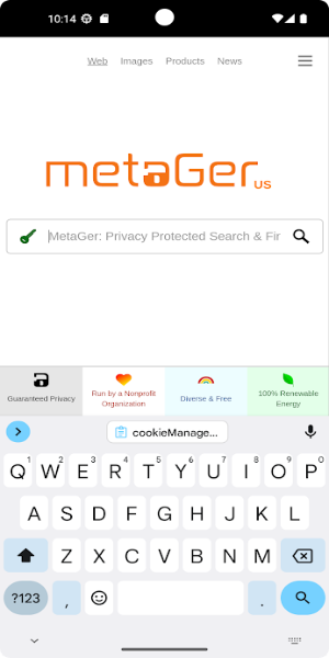 MetaGer Search 스크린샷 0