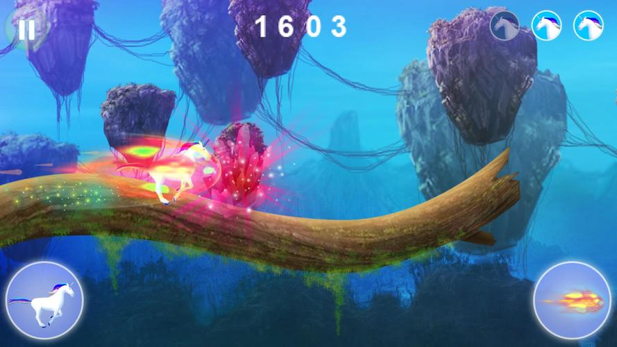 Unicorn dash : Magical Sky 螢幕截圖 2