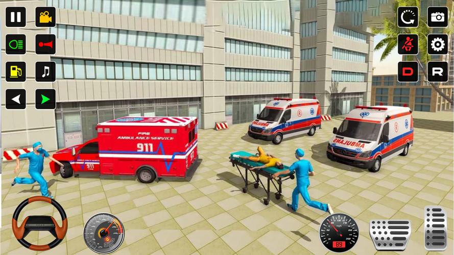 Police Rescue Ambulance Games Capture d'écran 3