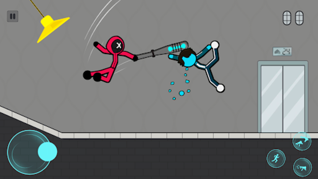 Skinnyman Battle Playground 2 Mod ภาพหน้าจอ 0