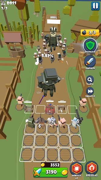 Merge Shooter Mod ဖန်သားပြင်ဓာတ်ပုံ 3