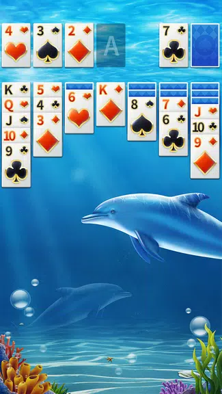 Solitaire - Dark Mode Ảnh chụp màn hình 2