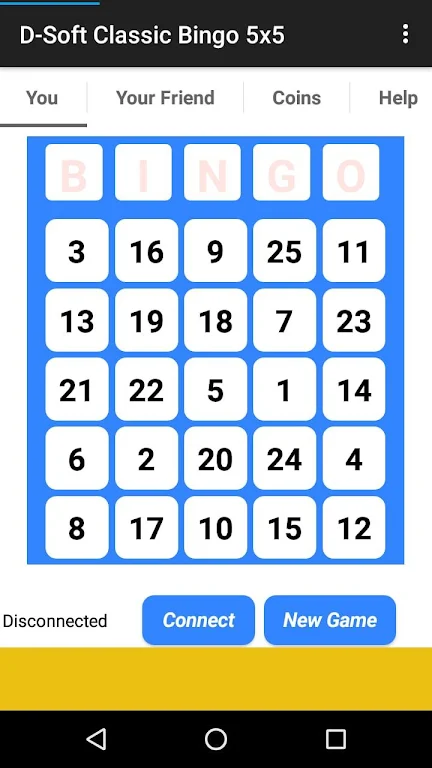 D-Soft Classic Bingo 5x5 Schermafbeelding 1