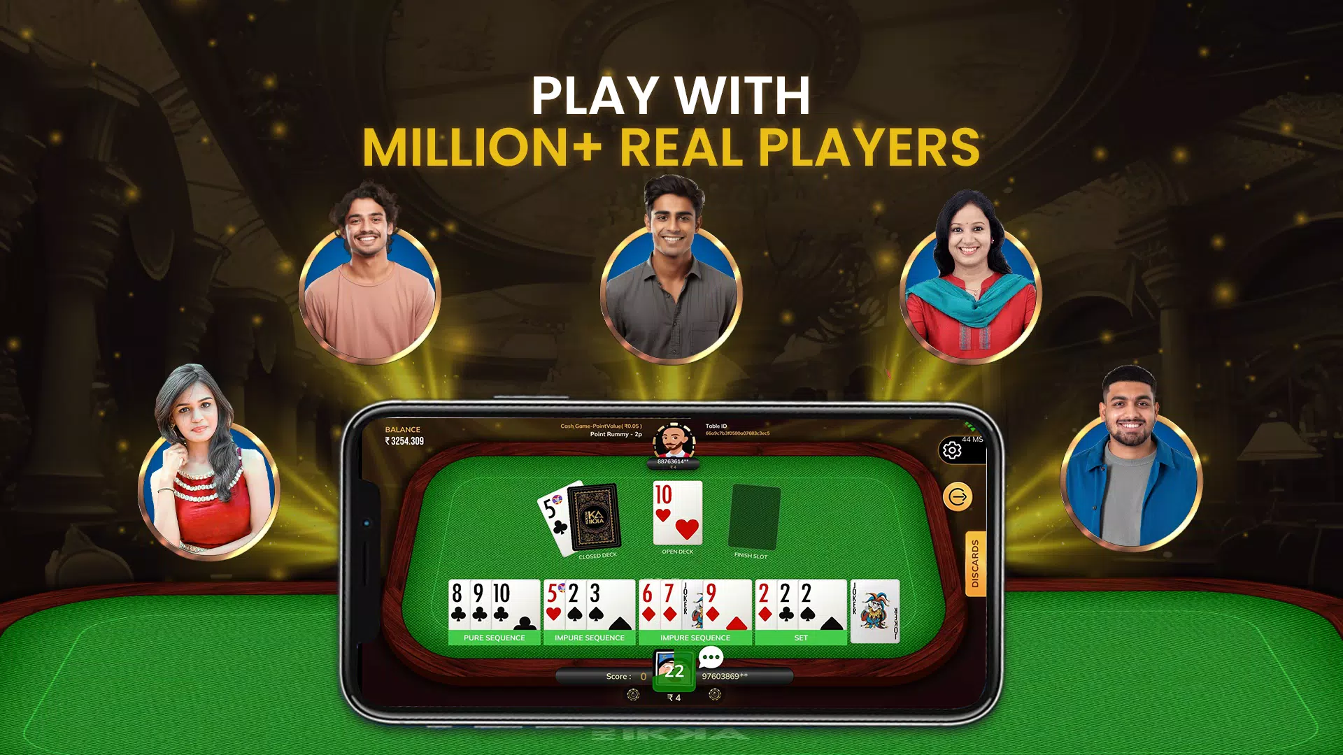 HukumKaIkka Rummy Game স্ক্রিনশট 3