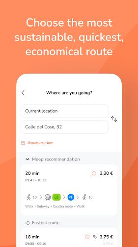 Meep - Personalized routes Screenshot 3