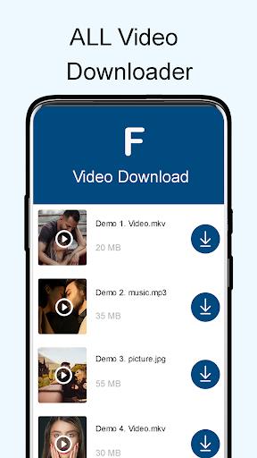 X Hot Video Downloader- Free Video Downloader 2021 Ekran Görüntüsü 0