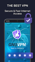 GnuVPN - Fast and Secure VPN Schermafbeelding 1