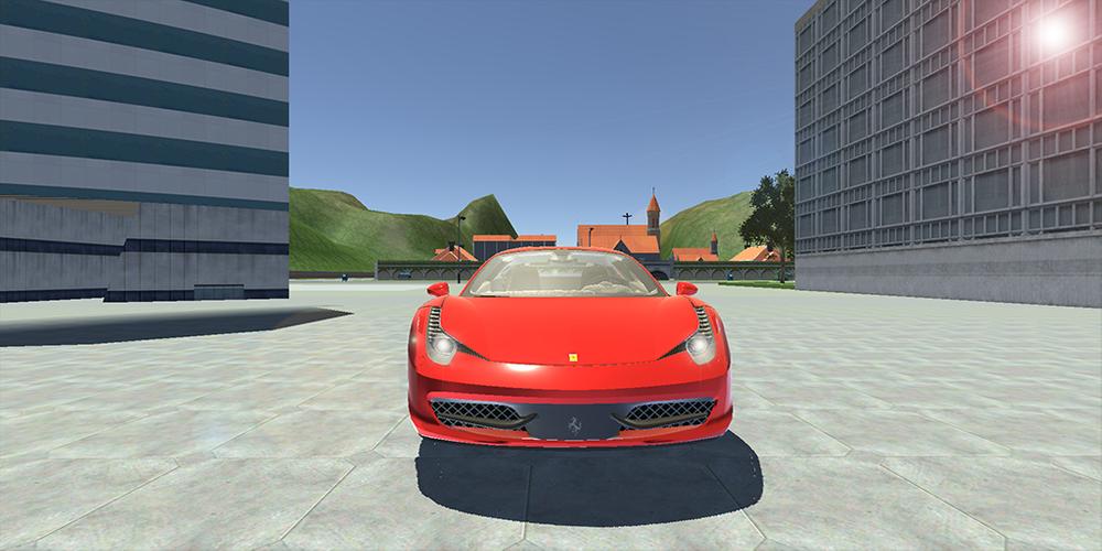 458 Italia Drift Simulator:Car 스크린샷 1