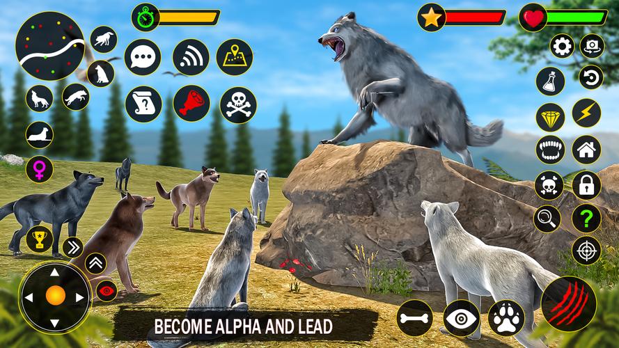 Schermata The Wolf Simulator: Wild Game 0
