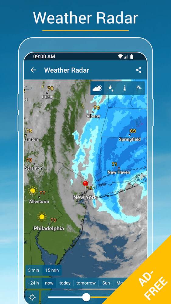 Weather & Radar Pro 螢幕截圖 1