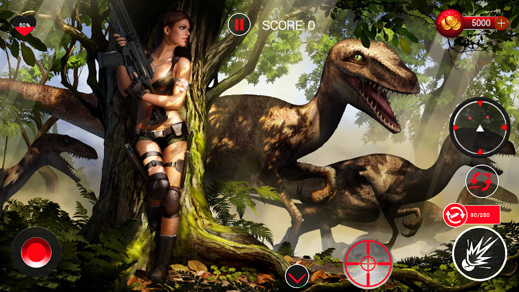 Dinosaur Destruction Super Dino&Deadly Dino Hunter Zrzut ekranu 0