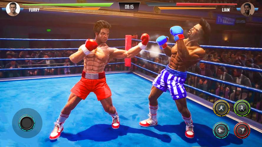 Real Kick Boxing Games 2023 Ekran Görüntüsü 1