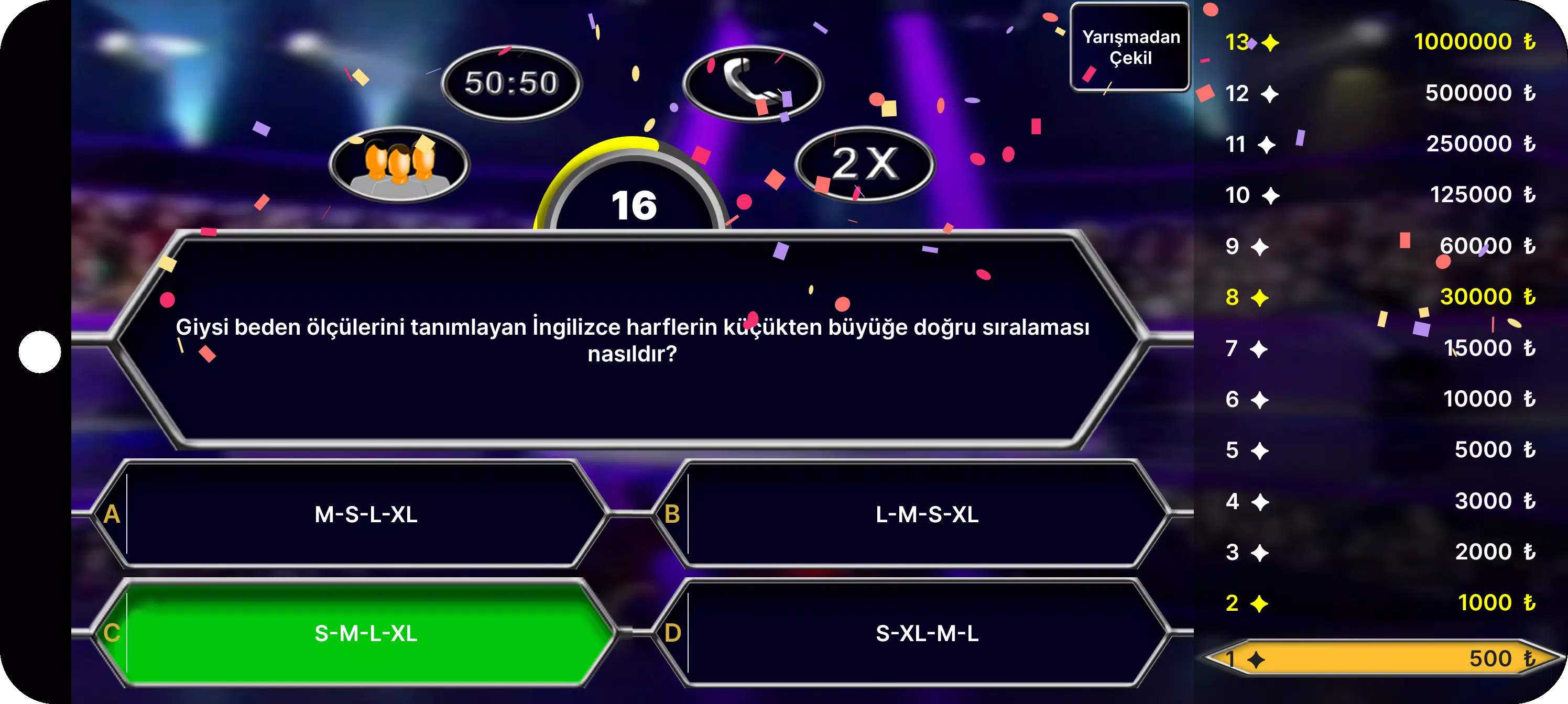 Milyoner Bilgi Yarışması Zrzut ekranu 2