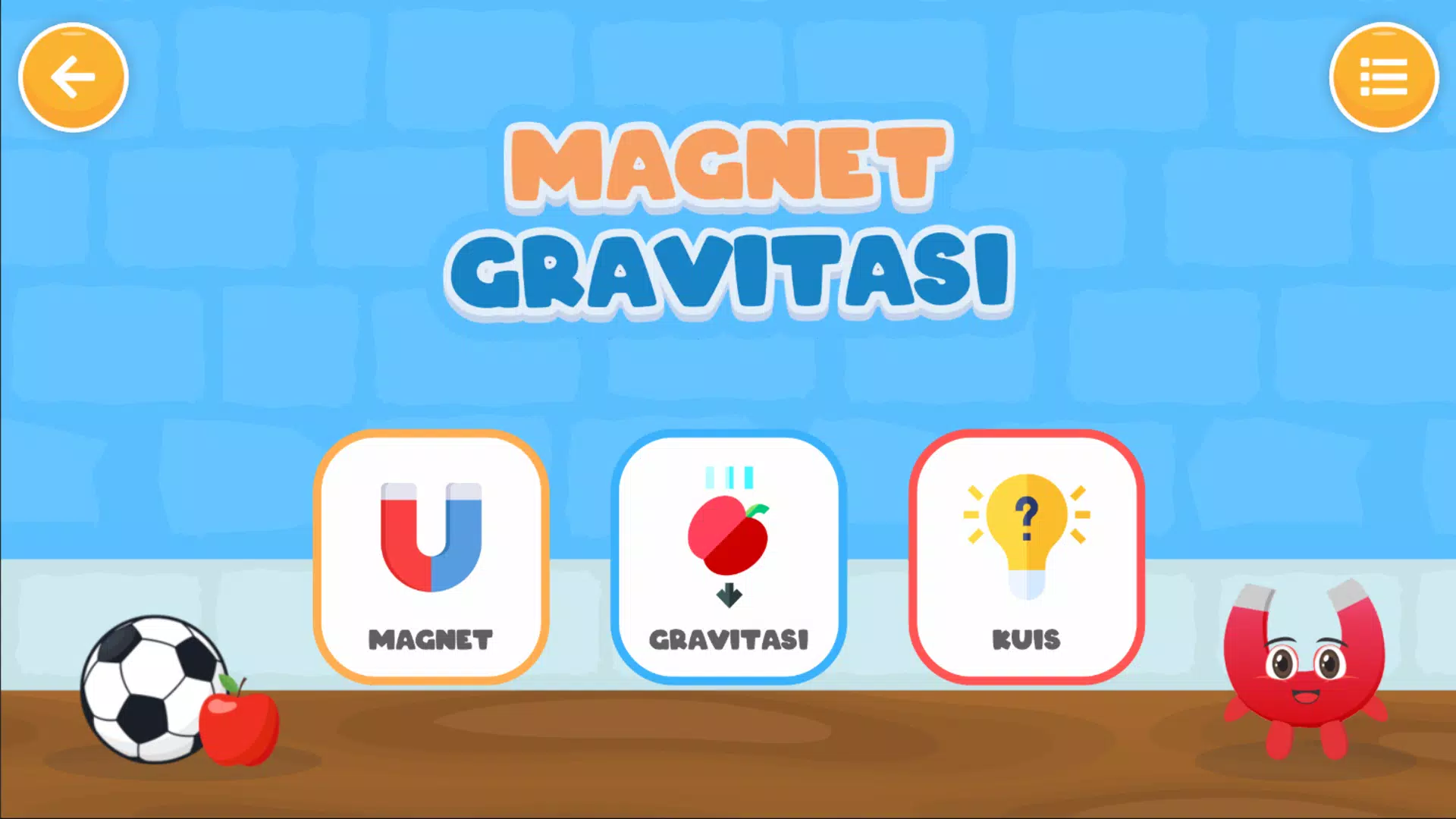 Magnet dan Gravitasi Simulasi Screenshot 1