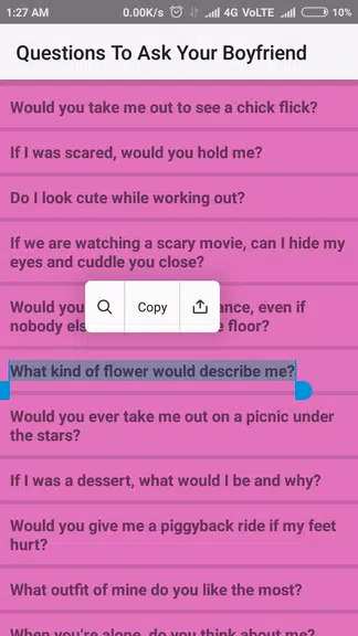 Questions To Ask Your Boyfrien Schermafbeelding 1