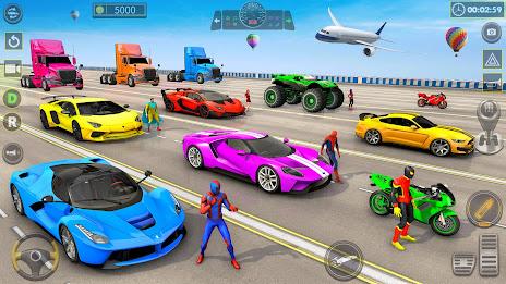 Superhero Game: Ramp Car Stunt Zrzut ekranu 3