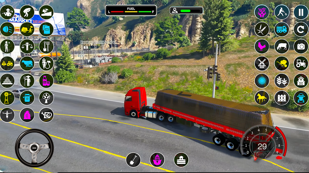 Real Cargo Truck Driving Games Screenshot 3