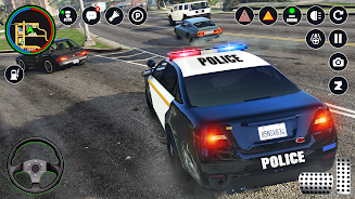 SUV Police Car Chase Thief Sim Capture d'écran 2