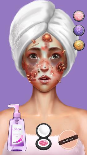 Schermata ASMR Makeover: Beauty Makeup 0