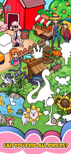 Sticker book & coloring puzzle 螢幕截圖 1
