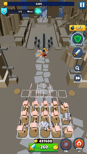 Merge Shooter Mod ဖန်သားပြင်ဓာတ်ပုံ 1