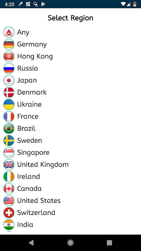 Delta VPN : Secure VPN Proxy : VPN UK, IRAN, USA Captura de pantalla 2