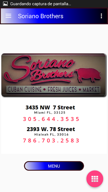 Soriano Brothers Cuban Cuisine Screenshot 0