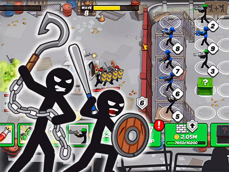 Stickman Defenders: Stick War Schermafbeelding 3