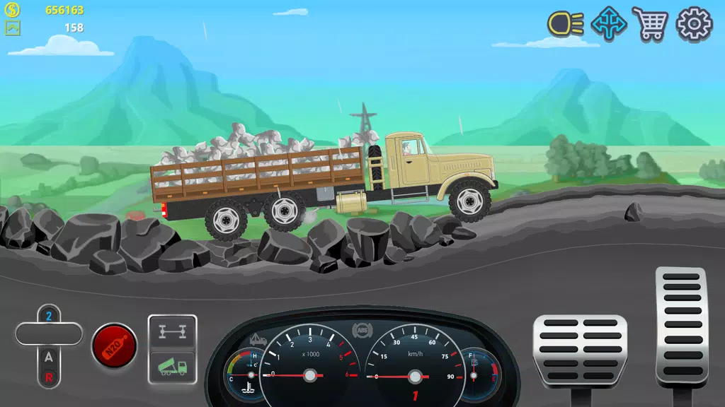 Trucker Real Wheels: Simulator Schermafbeelding 3