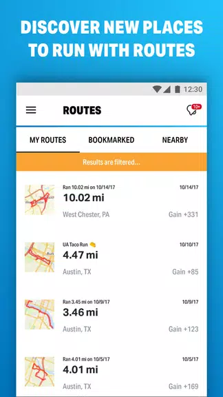 Corra com MapMyRun Screenshot 2