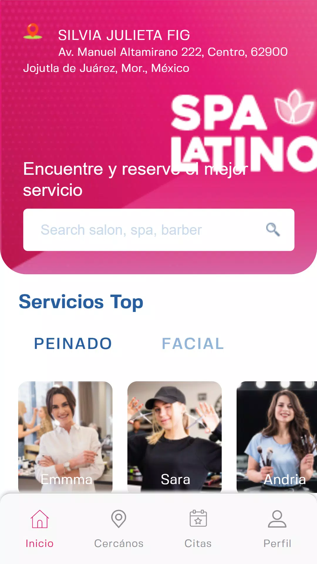 Schermata SPA Latino 0