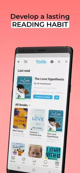 Bookly: Book & Reading Tracker 스크린샷 0