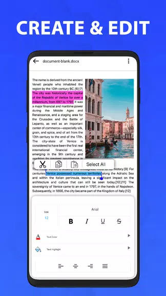 Office Reader - Docx reader Captura de tela 2