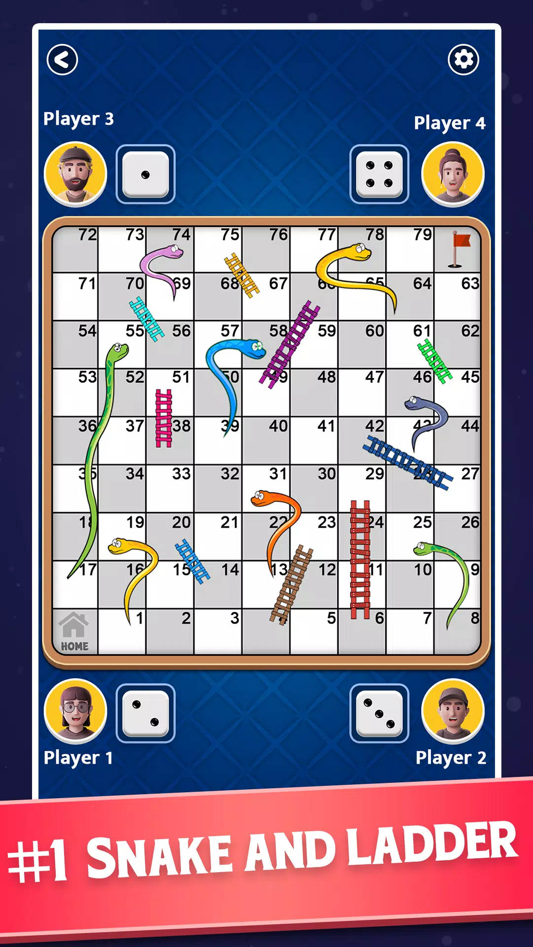 Snakes and Ladders - Ludo Game Screenshot 1