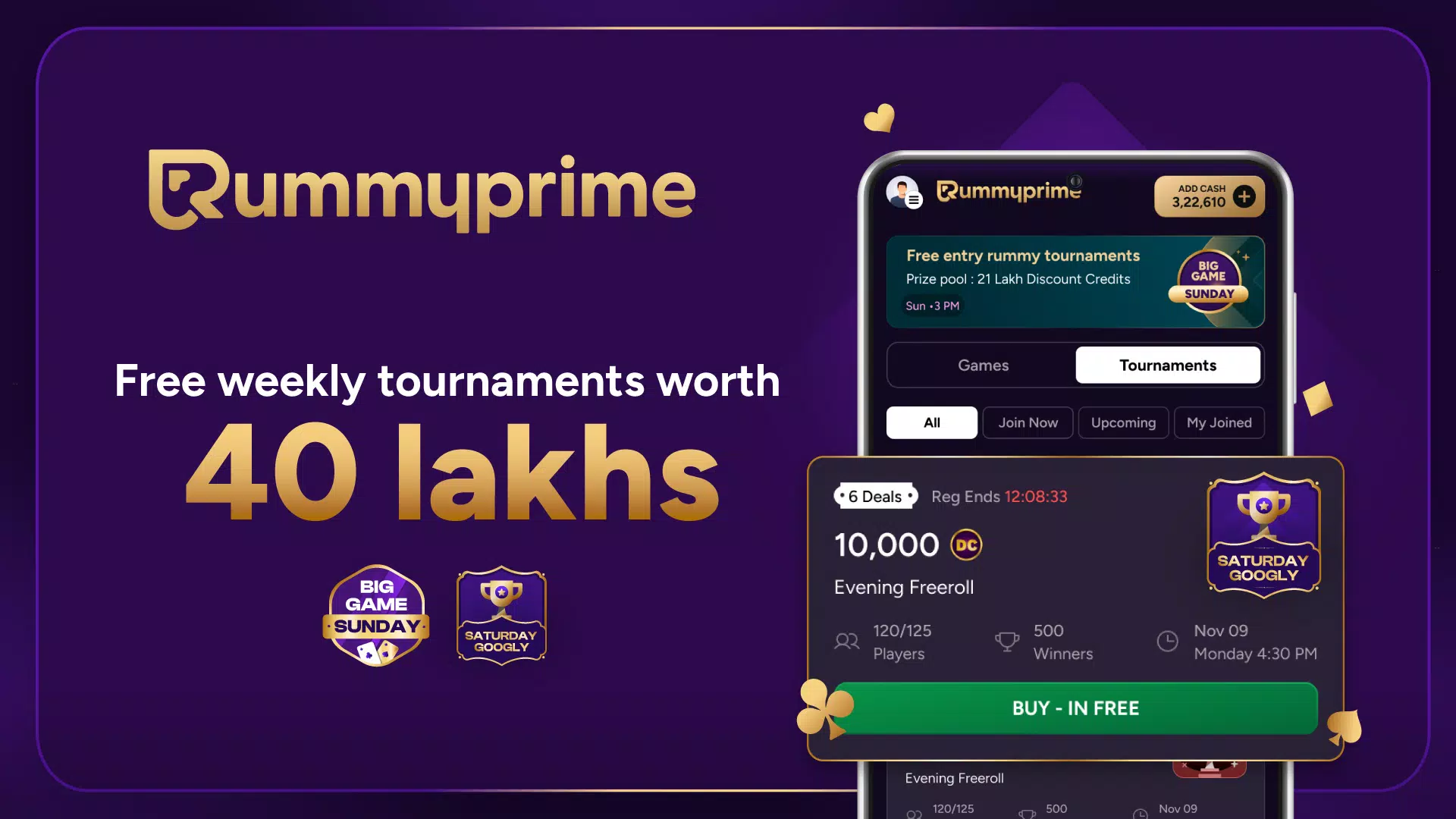 RummyPrime - Rummy Cash Game ဖန်သားပြင်ဓာတ်ပုံ 3