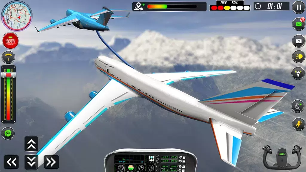 Real Plane Landing Simulator Captura de tela 3