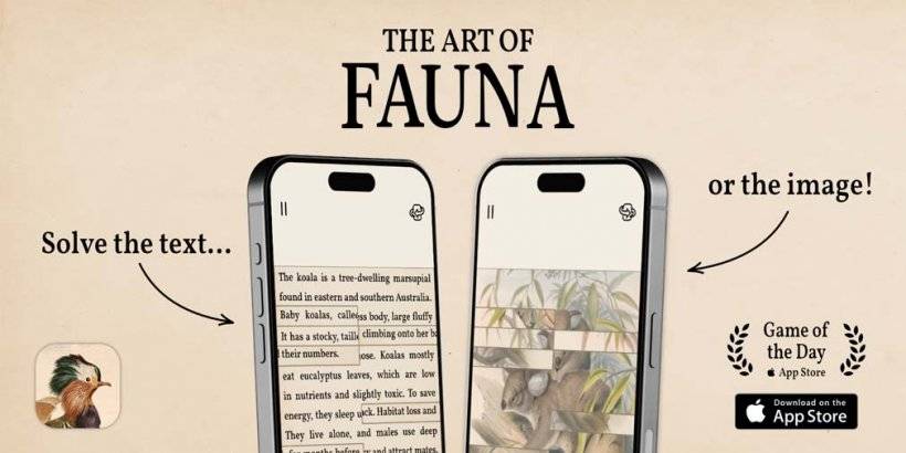 Les débuts sur la conservation de la faune sur iOS: "L'art de la faune"